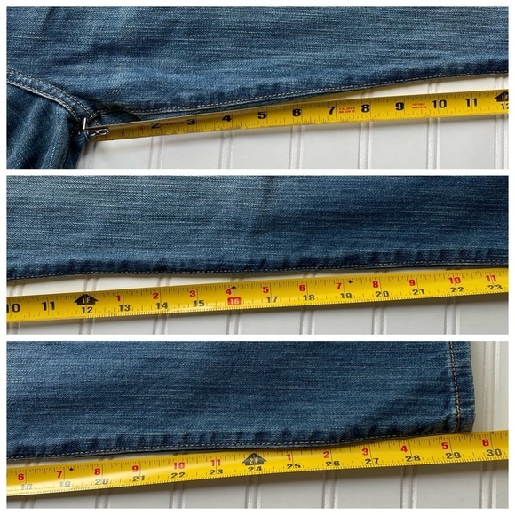 Lucky Brand Authentic Straight Denim Jeans Blue Size 2 26W NWT Mid High Rise - Picture 9 of 10